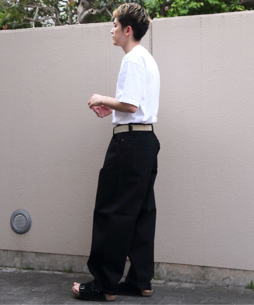 WALLA WALLA SPORT（ワラワラスポーツ）の「WALLA WALLA SPORTS/ワラワラスポーツ 6oz チューブポケットTEE　6oz TUBE POCKET TEE（Tシャツ/カットソー・メンズ・スミクロ/ホワイト/アイボリー・M/L/XL）」の10枚目の写真