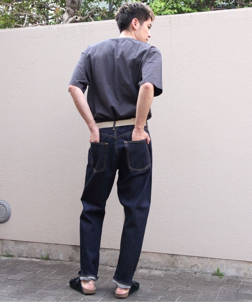 WALLA WALLA SPORT（ワラワラスポーツ）の「WALLA WALLA SPORTS/ワラワラスポーツ 6oz チューブポケットTEE　6oz TUBE POCKET TEE（Tシャツ/カットソー・メンズ・スミクロ/ホワイト/アイボリー・M/L/XL）」の5枚目の写真