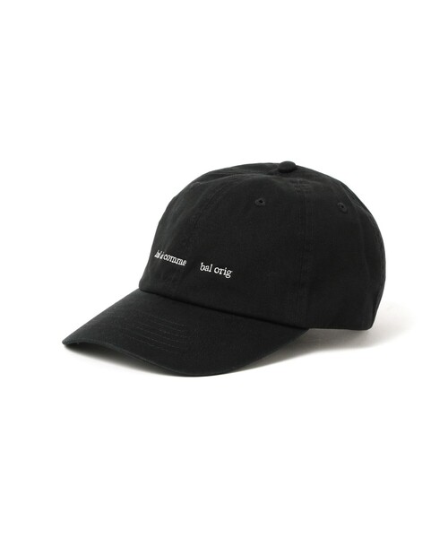 bal(バル)の「BAL / COTTON 6-PANEL HAT(キャップ・メンズ・ブラック・ONE SIZE)」の1枚目の写真