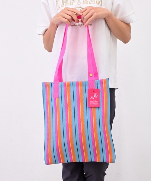 MILLION CARATS(ミリオンカラッツ)の「Market Bag(トートバッグ・レディース・ピンク/グリーン/オフホワイト/ネイビー/ブラウン・FREE)」の15枚目の写真