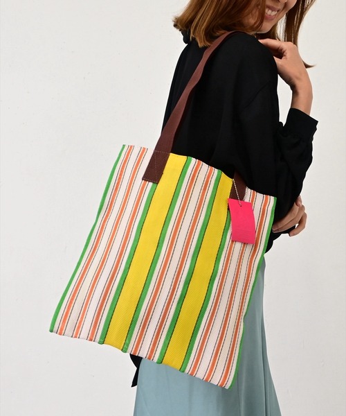 MILLION CARATS(ミリオンカラッツ)の「Market Bag(トートバッグ・レディース・ピンク/グリーン/オフホワイト/ネイビー/ブラウン・FREE)」の20枚目の写真