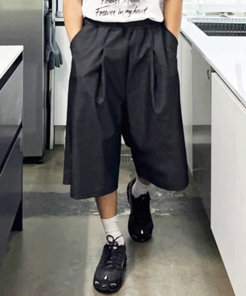 NOWLE(ノウル)の「【NOWLE】バギーシルエット ワイド クロップド イージー デニムパンツ(デニムパンツ・メンズ・ダークグレー・LARGE/X-LARGE/MEDIUM)」の3枚目の写真