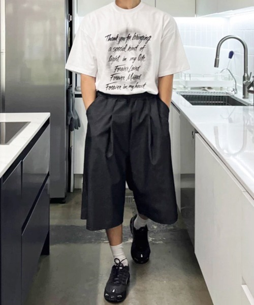 NOWLE(ノウル)の「【NOWLE】バギーシルエット ワイド クロップド イージー デニムパンツ(デニムパンツ・メンズ・ダークグレー・LARGE/X-LARGE/MEDIUM)」の9枚目の写真
