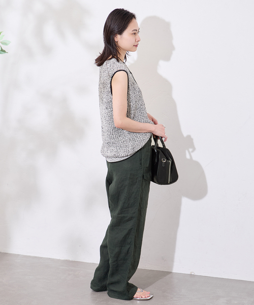 TICCA / ティッカ】リネンカーゴパンツ（カーゴパンツ）｜TICCA