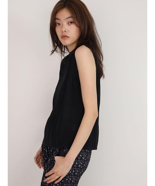 FIKA.（フィーカ）の「Lace pleated cotton blouse（シャツ/ブラウス・レディース・ブラック/オフホワイト・MEDIUM）」の14枚目の写真