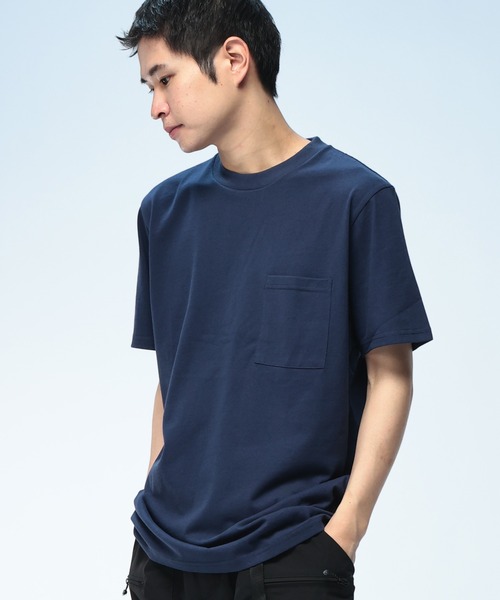 Goodwear(グッドウェア)の「Goodwear (グッドウェア) Tシャツ 半袖 USAコットン ポケット付き レギュラー クルーネック ポケT 2W715226(Tシャツ/カットソー・メンズ・ホワイト/ブラック/ネイビー・LL/L/M)」の3枚目の写真