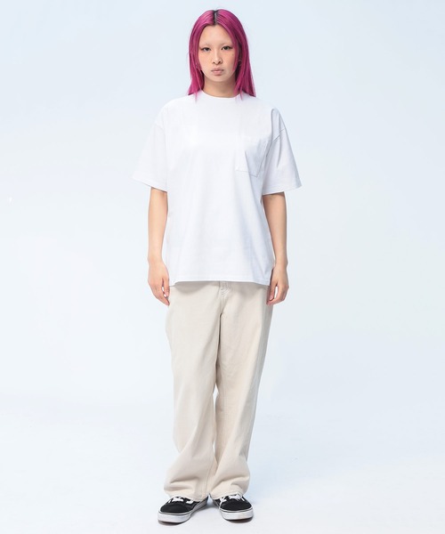 Goodwear(グッドウェア)の「Goodwear (グッドウェア) Tシャツ 半袖 USAコットン ポケット付き レギュラー クルーネック ポケT 2W715226(Tシャツ/カットソー・メンズ・ホワイト/ブラック/ネイビー・LL/L/M)」の4枚目の写真