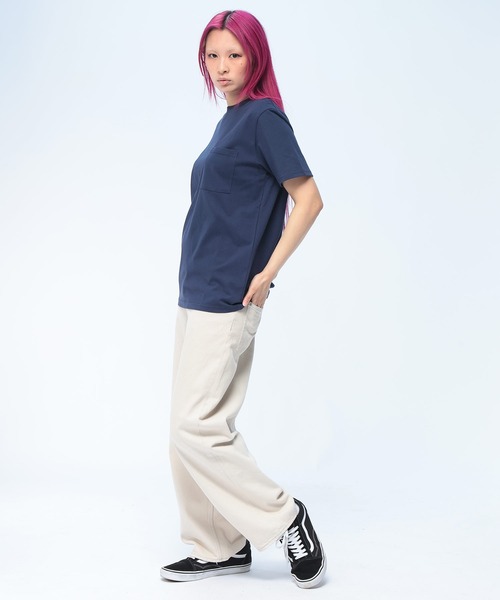 Goodwear(グッドウェア)の「Goodwear (グッドウェア) Tシャツ 半袖 USAコットン ポケット付き レギュラー クルーネック ポケT 2W715226(Tシャツ/カットソー・メンズ・ホワイト/ブラック/ネイビー・LL/L/M)」の6枚目の写真