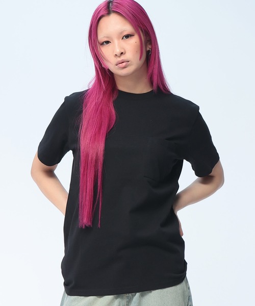 Goodwear(グッドウェア)の「Goodwear (グッドウェア) Tシャツ 半袖 USAコットン ポケット付き レギュラー クルーネック ポケT 2W715226(Tシャツ/カットソー・メンズ・ホワイト/ブラック/ネイビー・LL/L/M)」の18枚目の写真