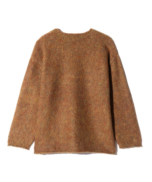 glamb(グラム)の「Fuzzy Pullover Knit / ファジープルオーバーニット(ニット/セーター・メンズ・ブルー/ブラウン・S/M/L)」の4枚目の写真