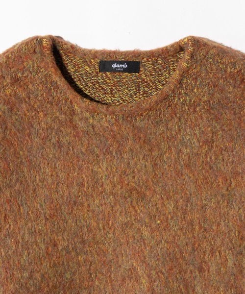 glamb(グラム)の「Fuzzy Pullover Knit / ファジープルオーバーニット(ニット/セーター・メンズ・ブルー/ブラウン・S/M/L)」の8枚目の写真