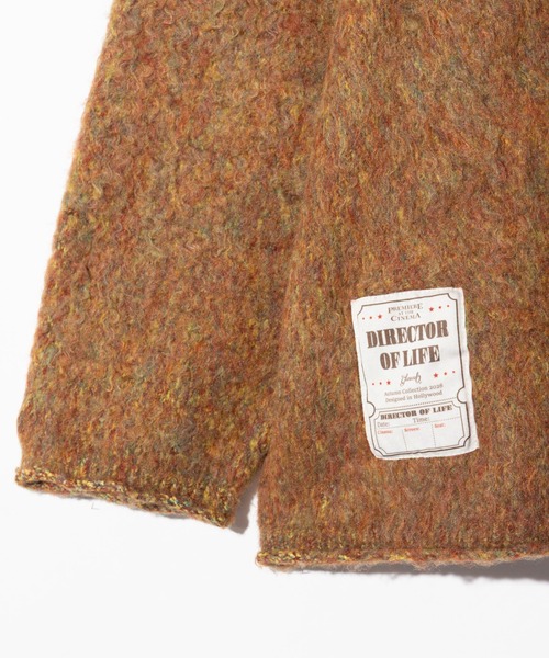 glamb(グラム)の「Fuzzy Pullover Knit / ファジープルオーバーニット(ニット/セーター・メンズ・ブルー/ブラウン・S/M/L)」の9枚目の写真