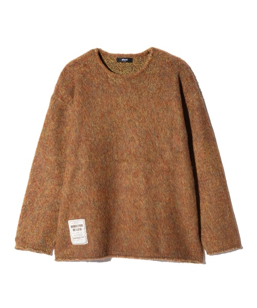 glamb(グラム)の「Fuzzy Pullover Knit / ファジープルオーバーニット(ニット/セーター・メンズ・ブルー/ブラウン・S/M/L)」の10枚目の写真