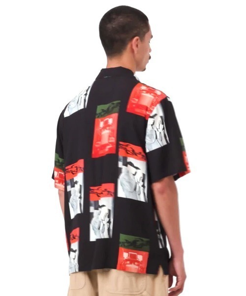 Carhartt WIP(カーハートダブリューアイピー)の「Carhartt WIP S/S SEAN HAMILTON SHIRT(カーハートワークインプログレス ショートスリーブ ショーン ハミルトン シャツ)(シャツ/ブラウス・メンズ・ブラック・SMALL/X-LARGE/LARGE/MEDIUM)」の4枚目の写真