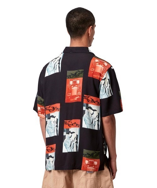 Carhartt WIP(カーハートダブリューアイピー)の「Carhartt WIP S/S SEAN HAMILTON SHIRT(カーハートワークインプログレス ショートスリーブ ショーン ハミルトン シャツ)(シャツ/ブラウス・メンズ・ブラック・SMALL/X-LARGE/LARGE/MEDIUM)」の5枚目の写真