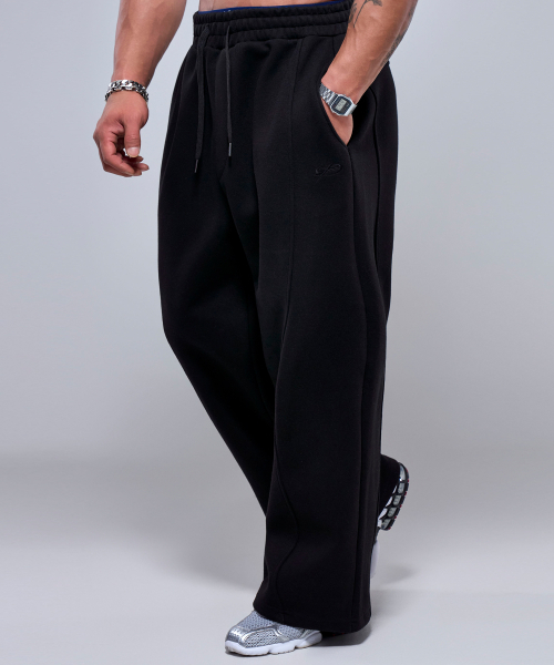 PHYSICAL GARMENTS（フィジカルガーメンツ）の「P2596 ヘビーステッチワイドパンツ [2COLOR]（スウェットパンツ・メンズ・グレー/ブラック・1）」の7枚目の写真