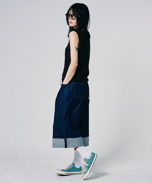 EFFECTEN(エフェクテン)の「mta618-Henry neck tank top タンクトップ(efdig-08)(タンクトップ・メンズ・ホワイト/ブラック・M/L/XL)」の9枚目の写真