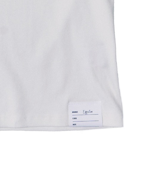 EFFECTEN(エフェクテン)の「mta618-Henry neck tank top タンクトップ(efdig-08)(タンクトップ・メンズ・ホワイト/ブラック・M/L/XL)」の3枚目の写真