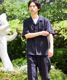SHIPS:〈セットアップ対応/ 撥水〉Comfy Line DRYAIR ショートスリーブ シャツ