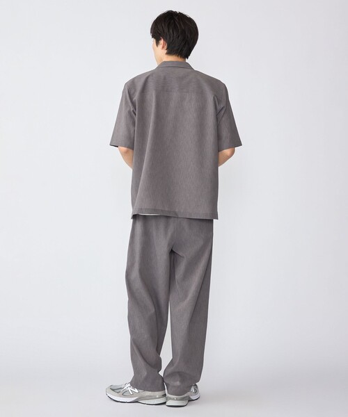 SHIPS（シップス）の「SHIPS:〈セットアップ対応/ 撥水〉Comfy Line DRYAIR ショートスリーブ シャツ（シャツ/ブラウス・メンズ・グレー/ブラック/ネイビー・LARGE/MEDIUM/SMALL/X-LARGE）」の5枚目の写真