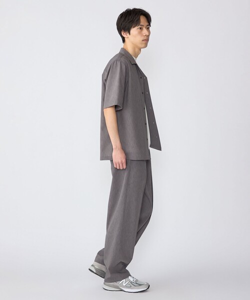 SHIPS（シップス）の「SHIPS:〈セットアップ対応/ 撥水〉Comfy Line DRYAIR ショートスリーブ シャツ（シャツ/ブラウス・メンズ・グレー/ブラック/ネイビー・LARGE/MEDIUM/SMALL/X-LARGE）」の6枚目の写真
