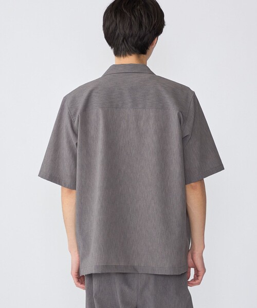 SHIPS（シップス）の「SHIPS:〈セットアップ対応/ 撥水〉Comfy Line DRYAIR ショートスリーブ シャツ（シャツ/ブラウス・メンズ・グレー/ブラック/ネイビー・LARGE/MEDIUM/SMALL/X-LARGE）」の9枚目の写真