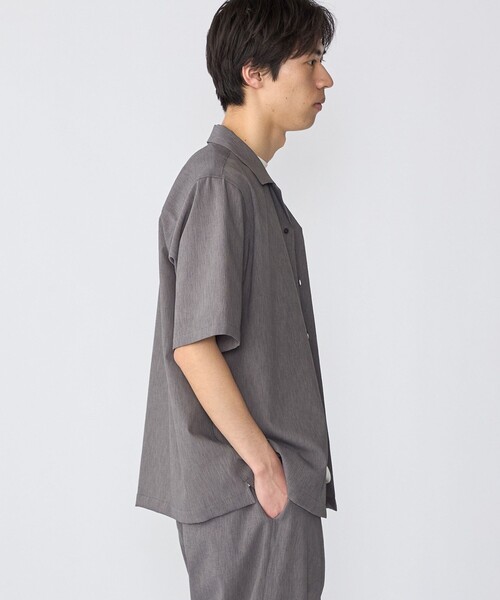 SHIPS（シップス）の「SHIPS:〈セットアップ対応/ 撥水〉Comfy Line DRYAIR ショートスリーブ シャツ（シャツ/ブラウス・メンズ・グレー/ブラック/ネイビー・LARGE/MEDIUM/SMALL/X-LARGE）」の10枚目の写真