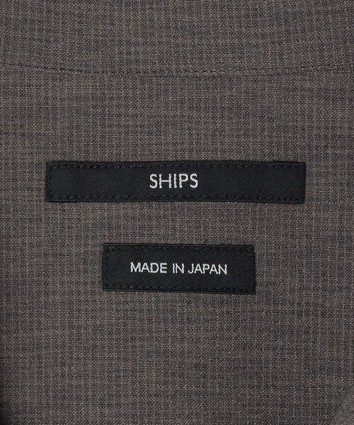 SHIPS（シップス）の「SHIPS:〈セットアップ対応/ 撥水〉Comfy Line DRYAIR ショートスリーブ シャツ（シャツ/ブラウス・メンズ・グレー/ブラック/ネイビー・LARGE/MEDIUM/SMALL/X-LARGE）」の15枚目の写真