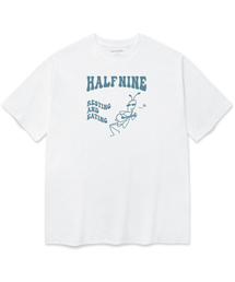 HALFNINE（ハーフナイン）の「レスティング＆デイティングドローイング半袖Tシャツ I05BRD_HBX11331（Tシャツ/カットソー）」