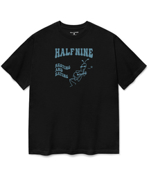 レスティング&デイティングドローイング半袖Tシャツ I05BRD_HBX11331