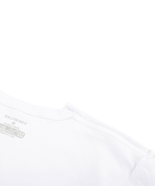 HALFNINE(ハーフナイン)の「レスティング&デイティングドローイング半袖Tシャツ I05BRD_HBX11331(Tシャツ/カットソー・メンズ・ホワイト/ブラック・SMALL/MEDIUM/LARGE/X-LARGE)」の8枚目の写真