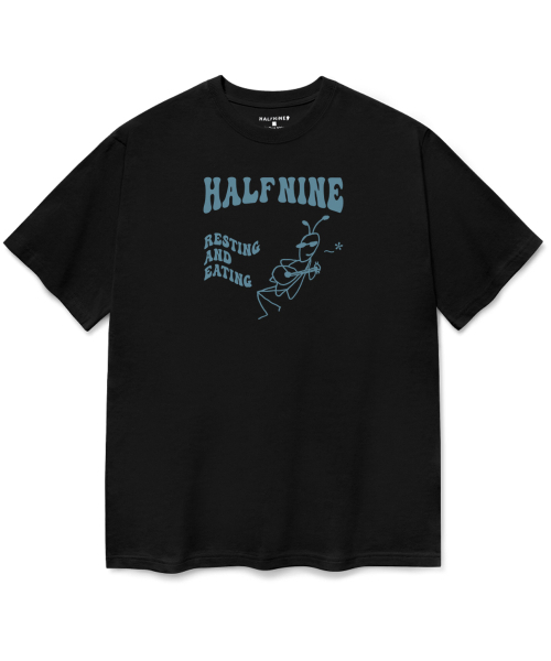 HALFNINE(ハーフナイン)の「レスティング&デイティングドローイング半袖Tシャツ I05BRD_HBX11331(Tシャツ/カットソー・メンズ・ホワイト/ブラック・SMALL/MEDIUM/LARGE/X-LARGE)」の10枚目の写真