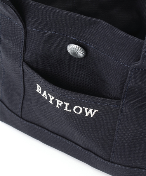 BAYFLOW（ベイフロー）の「BAYFLOW／コンチョロゴトート(Ｓサイズ)（トートバッグ・レディース・アイボリー/ネイビー/グレー/その他1/ブラウン/ブラック/クリアブルー/ピンク・FREE）」の20枚目の写真