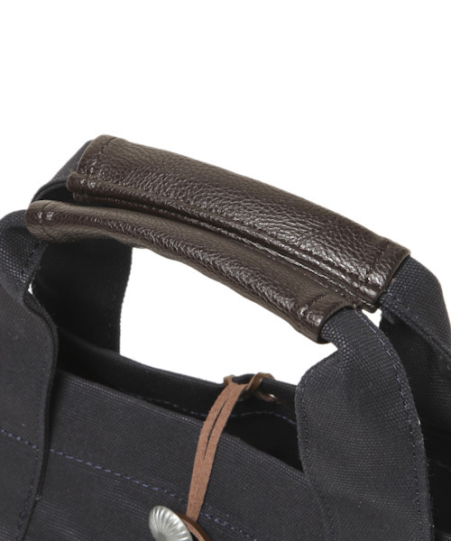 BAYFLOW（ベイフロー）の「BAYFLOW／コンチョロゴトート(Ｓサイズ)（トートバッグ・レディース・アイボリー/ネイビー/グレー/その他1/ブラウン/ブラック/クリアブルー/ピンク・FREE）」の21枚目の写真