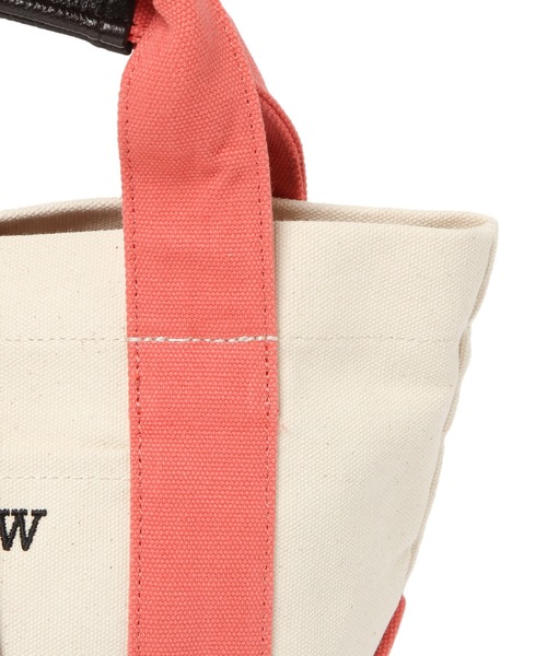 BAYFLOW（ベイフロー）の「BAYFLOW／コンチョロゴトート(Ｓサイズ)（トートバッグ・レディース・アイボリー/ネイビー/グレー/その他1/ブラウン/ブラック/クリアブルー/ピンク・FREE）」の9枚目の写真