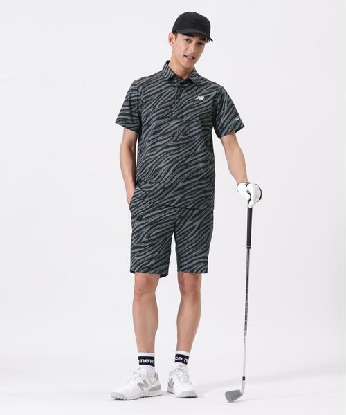 New Balance Golf(ニューバランスゴルフ)の「【new balance golf】ゼブラ柄 半袖 カラーシャツ (MENS)(シャツ/ブラウス・メンズ・ブラック/ベージュ系その他/グレー系その他・MEDIUM/LARGE/XX-LARGE/X-LARGE)」の8枚目の写真