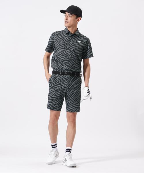 New Balance Golf(ニューバランスゴルフ)の「【new balance golf】ゼブラ柄 半袖 カラーシャツ (MENS)(シャツ/ブラウス・メンズ・ブラック/ベージュ系その他/グレー系その他・MEDIUM/LARGE/XX-LARGE/X-LARGE)」の9枚目の写真