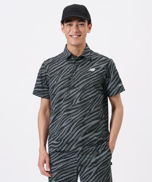 New Balance Golf(ニューバランスゴルフ)の「【new balance golf】ゼブラ柄 半袖 カラーシャツ (MENS)(シャツ/ブラウス・メンズ・ブラック/ベージュ系その他/グレー系その他・MEDIUM/LARGE/XX-LARGE/X-LARGE)」の11枚目の写真
