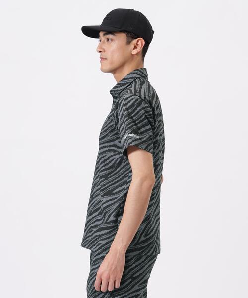 New Balance Golf(ニューバランスゴルフ)の「【new balance golf】ゼブラ柄 半袖 カラーシャツ (MENS)(シャツ/ブラウス・メンズ・ブラック/ベージュ系その他/グレー系その他・MEDIUM/LARGE/XX-LARGE/X-LARGE)」の12枚目の写真
