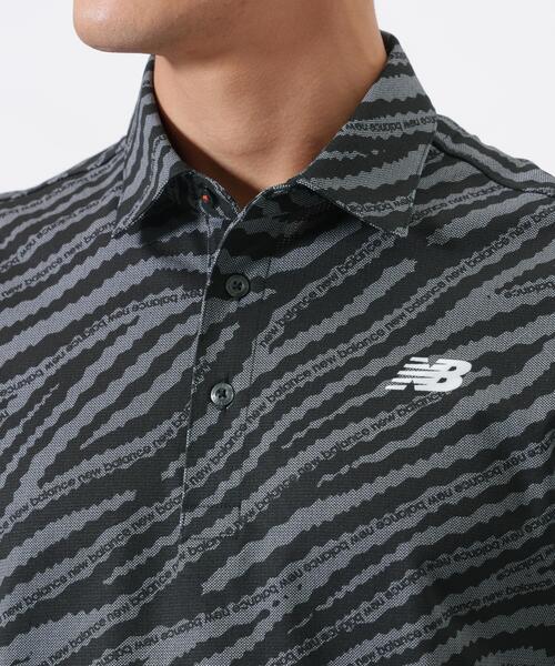 New Balance Golf(ニューバランスゴルフ)の「【new balance golf】ゼブラ柄 半袖 カラーシャツ (MENS)(シャツ/ブラウス・メンズ・ブラック/ベージュ系その他/グレー系その他・MEDIUM/LARGE/XX-LARGE/X-LARGE)」の14枚目の写真