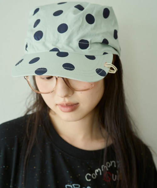 common gull products.(コモンガルプロダクツ)の「ひと夏の予感なバンダナキャップ(キャップ・レディース・ミント/ブルー系・フリー)」の3枚目の写真