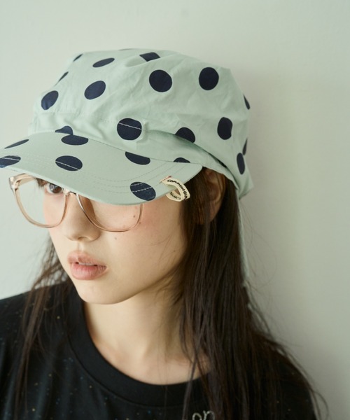 common gull products.(コモンガルプロダクツ)の「ひと夏の予感なバンダナキャップ(キャップ・レディース・ミント/ブルー系・フリー)」の4枚目の写真