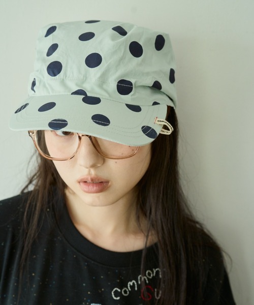 common gull products.(コモンガルプロダクツ)の「ひと夏の予感なバンダナキャップ(キャップ・レディース・ミント/ブルー系・フリー)」の5枚目の写真