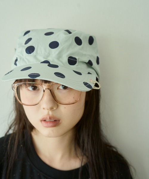 common gull products.(コモンガルプロダクツ)の「ひと夏の予感なバンダナキャップ(キャップ・レディース・ミント/ブルー系・フリー)」の6枚目の写真