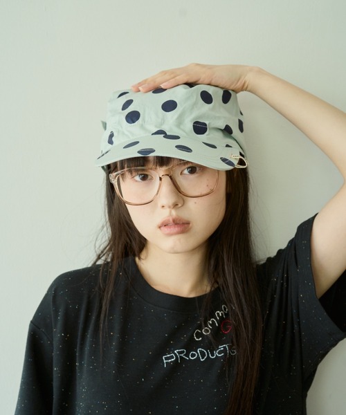 common gull products.(コモンガルプロダクツ)の「ひと夏の予感なバンダナキャップ(キャップ・レディース・ミント/ブルー系・フリー)」の11枚目の写真
