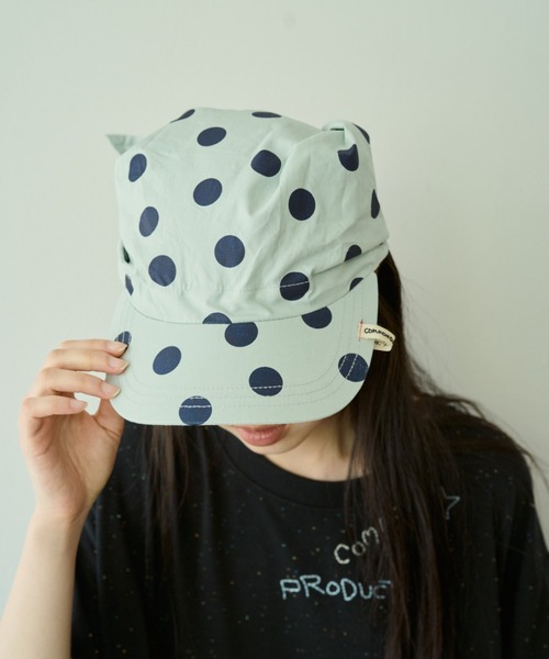 common gull products.(コモンガルプロダクツ)の「ひと夏の予感なバンダナキャップ(キャップ・レディース・ミント/ブルー系・フリー)」の20枚目の写真
