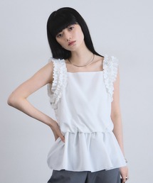 CONTOUR RUFFLE TOP