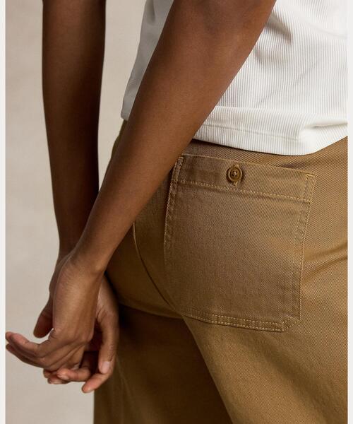 POLO RALPH LAUREN（ポロ ラルフ ローレン）の「ストレッチコットン Beaton パンツ（スラックス・レディース・ブラウン系6・0/00/2/4/6/8）」の2枚目の写真