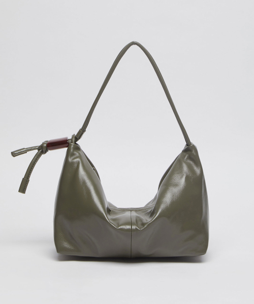 Ridge shoulder bag(Glossy ivy grey)_OVBAX26004GGR（ショルダー