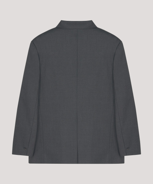 THE LILLE（ザ リル）の「Spring wool jacket_charcoal（その他アウター・レディース・その他・FREE）」の3枚目の写真